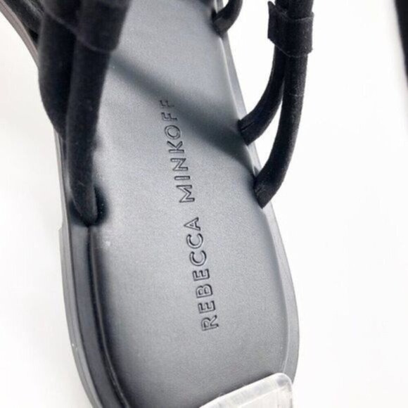 REBECCA MINKOFF Sarle Strappy Black Sandal - Picture 6 of 8